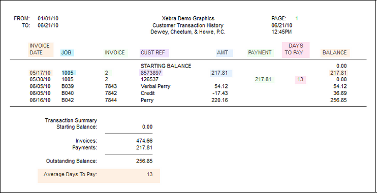 customer transaction history2 copy